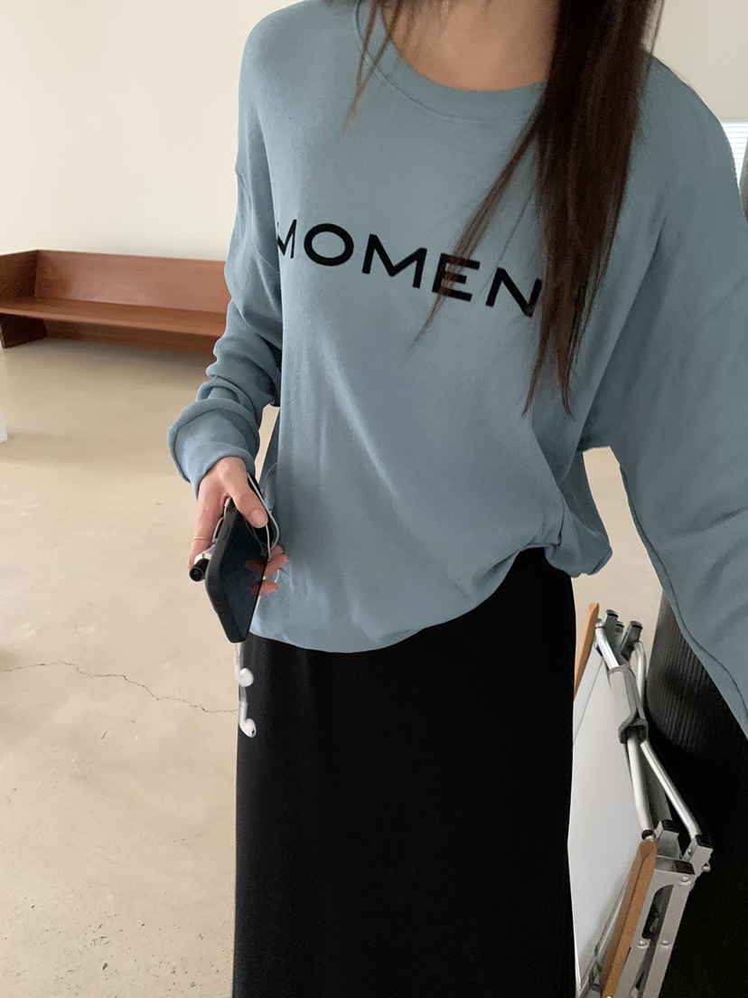B_GARDER東大門實拍女裝新款時尚熱賣休閑人氣推薦長袖T恤B.GARDER長袖T恤