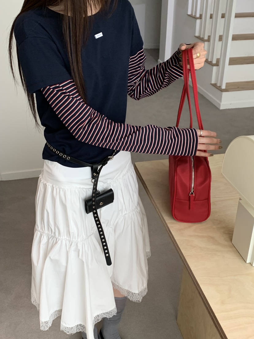 RIVER RAIN韓國代購女裝新款熱賣真品時尚推薦人氣長袖T恤RIVER RAIN長袖T恤