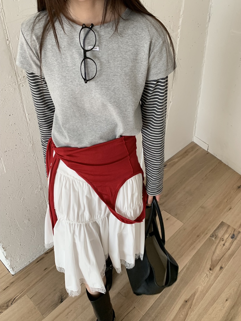 RIVER RAIN韓國代購女裝新款熱賣真品時尚推薦人氣長袖T恤RIVER RAIN長袖T恤