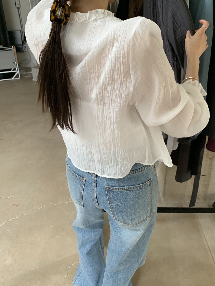 B_GARDER韓國代購女裝新款真品時尚襯衫蕾絲衫不含內搭天絲B.GARDER襯衫/蕾絲衫
