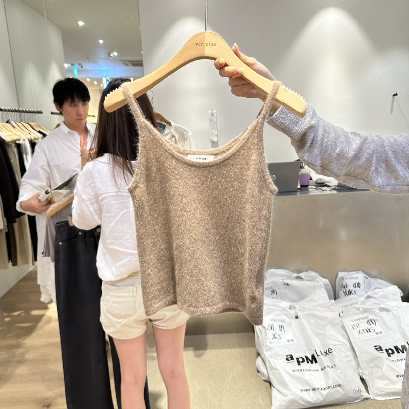 VERVEINE韓國代購女士新品人氣推薦時尚真品吊帶背心無袖VERVEINE吊帶/背心圖色2