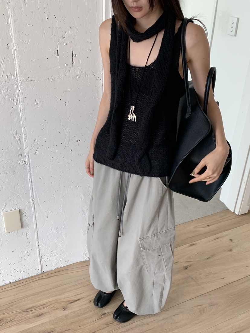 RIVER RAIN韓國代購女裝新款推薦真品熱賣吊帶背心含圍巾RIVER RAIN吊帶/背心