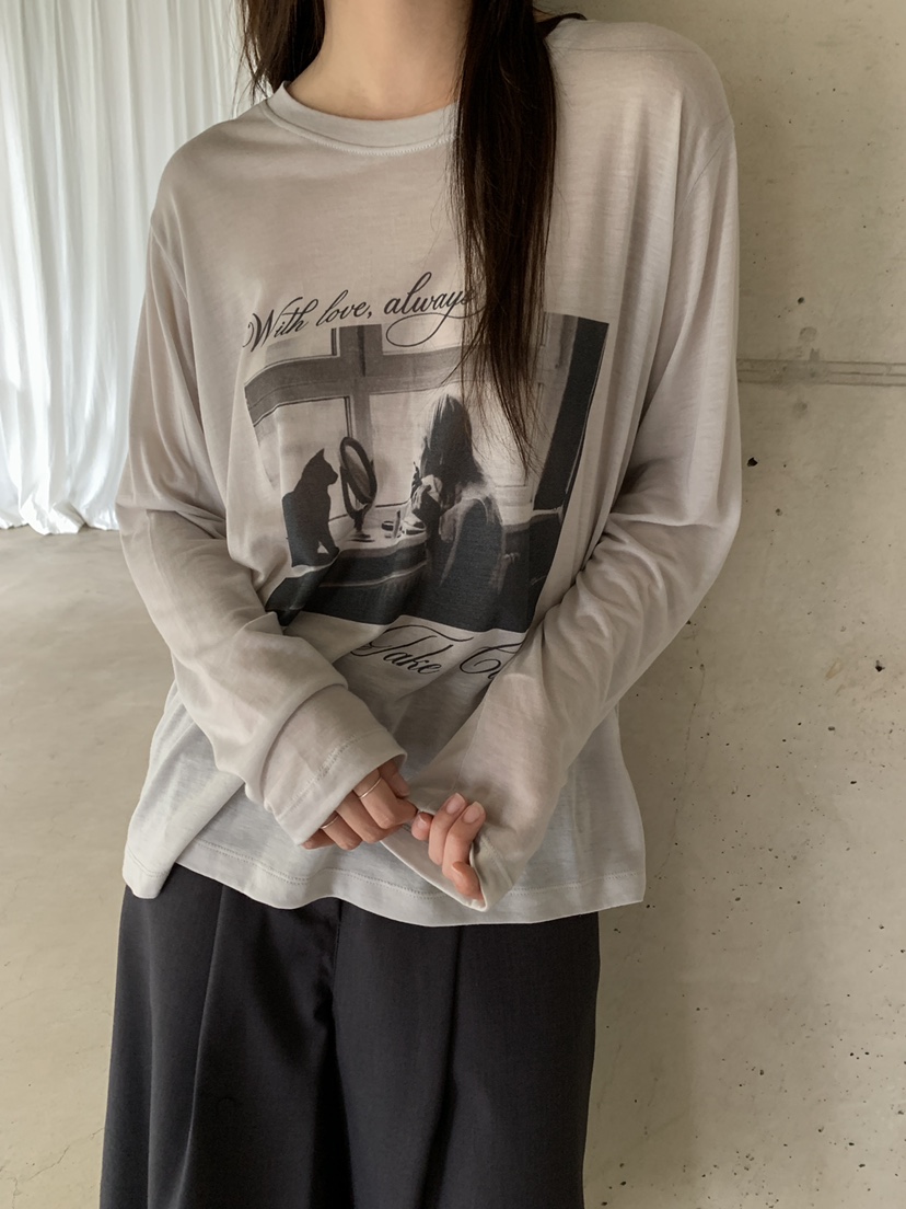 B_GARDER東大門實拍女裝新品休閑時尚推薦真品熱賣長袖T恤B.GARDER長袖T恤