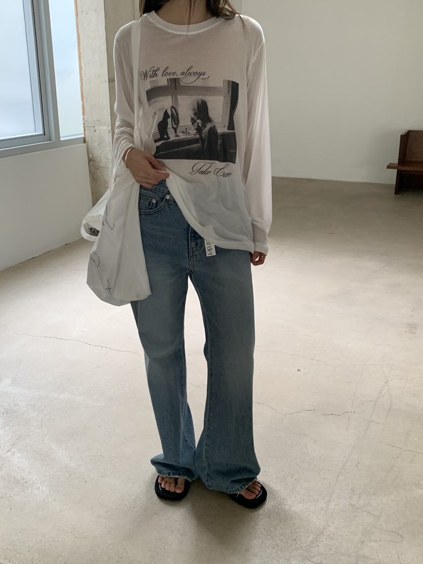 B_GARDER東大門實拍女裝新品休閑時尚推薦真品熱賣長袖T恤B.GARDER長袖T恤