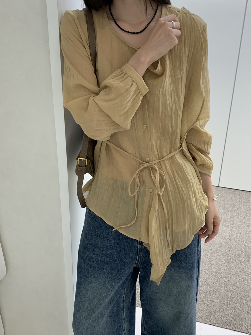 RIVER RAIN東大門實拍女裝新款熱賣真品推薦人氣襯衫蕾絲衫RIVER RAIN襯衫/蕾絲衫