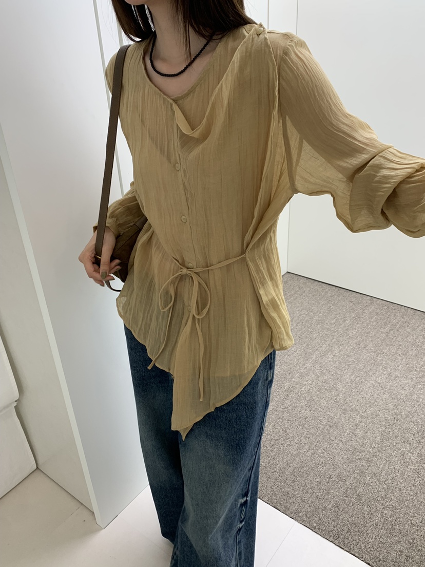RIVER RAIN東大門實拍女裝新款熱賣真品推薦人氣襯衫蕾絲衫RIVER RAIN襯衫/蕾絲衫