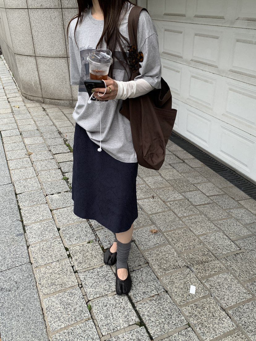 B_GARDER韓國代購女士新品人氣休閑時尚半身裙中短裙褶皺B.GARDER半身裙/中短裙