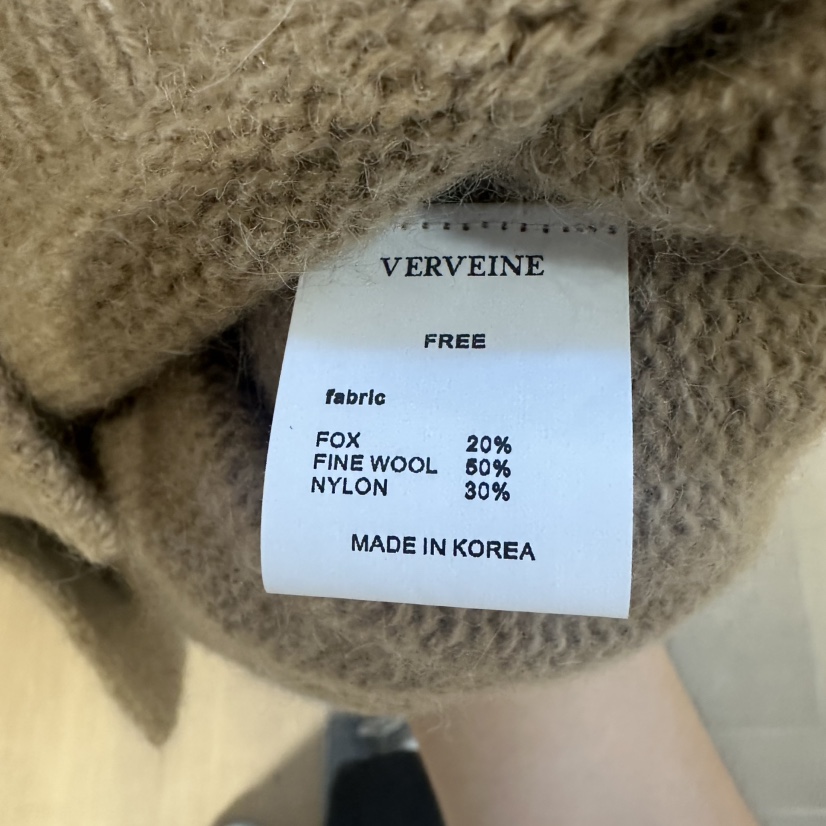 VERVEINE韓國代購女裝新品休閑時尚人氣推薦熱賣針織衫開衫VERVEINE針織衫