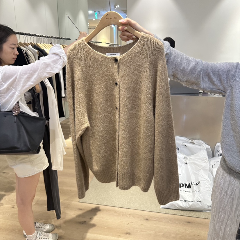 VERVEINE韓國代購女裝新品休閑時尚人氣推薦熱賣針織衫開衫VERVEINE針織衫圖色1