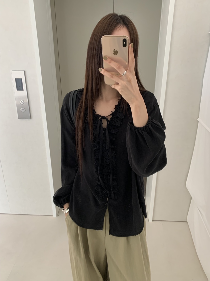 RIVER RAIN東大門代購女士新品推薦人氣熱賣休閑襯衫蕾絲衫RIVER RAIN襯衫/蕾絲衫