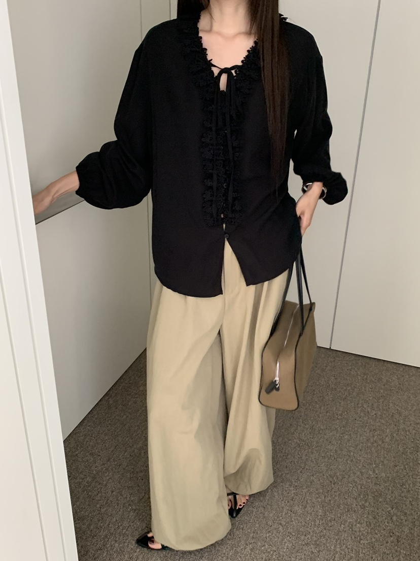 RIVER RAIN東大門代購女士新品推薦人氣熱賣休閑襯衫蕾絲衫RIVER RAIN襯衫/蕾絲衫