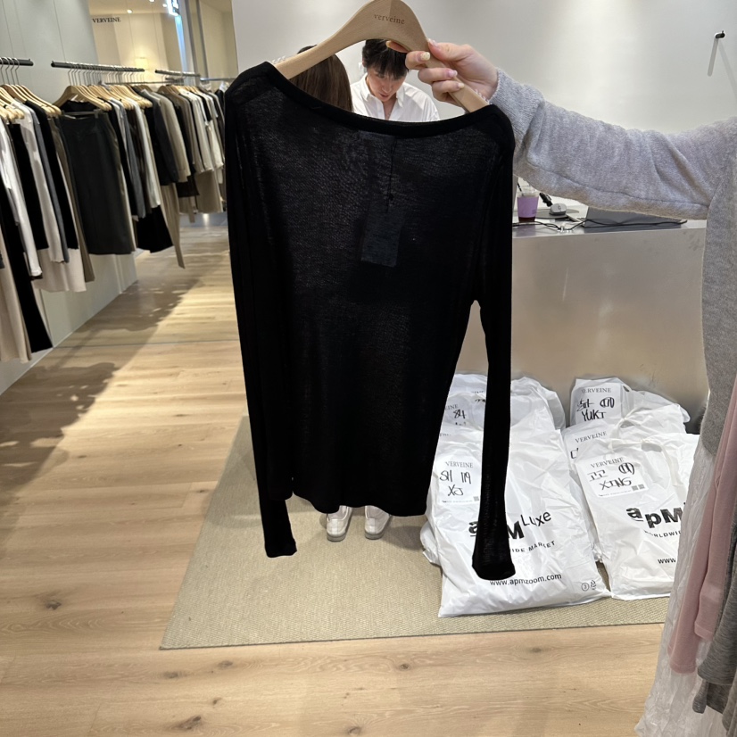 VERVEINE東大門實拍女裝新品時尚真品熱賣休閑推薦長袖T恤VERVEINE長袖T恤圖色6