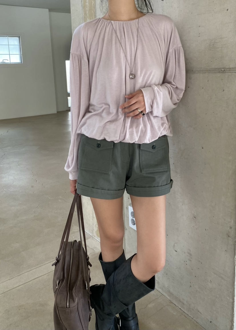 OUPPT韓國直郵女士新款休閑熱賣真品時尚推薦人氣長袖T恤OUPPT長袖T恤