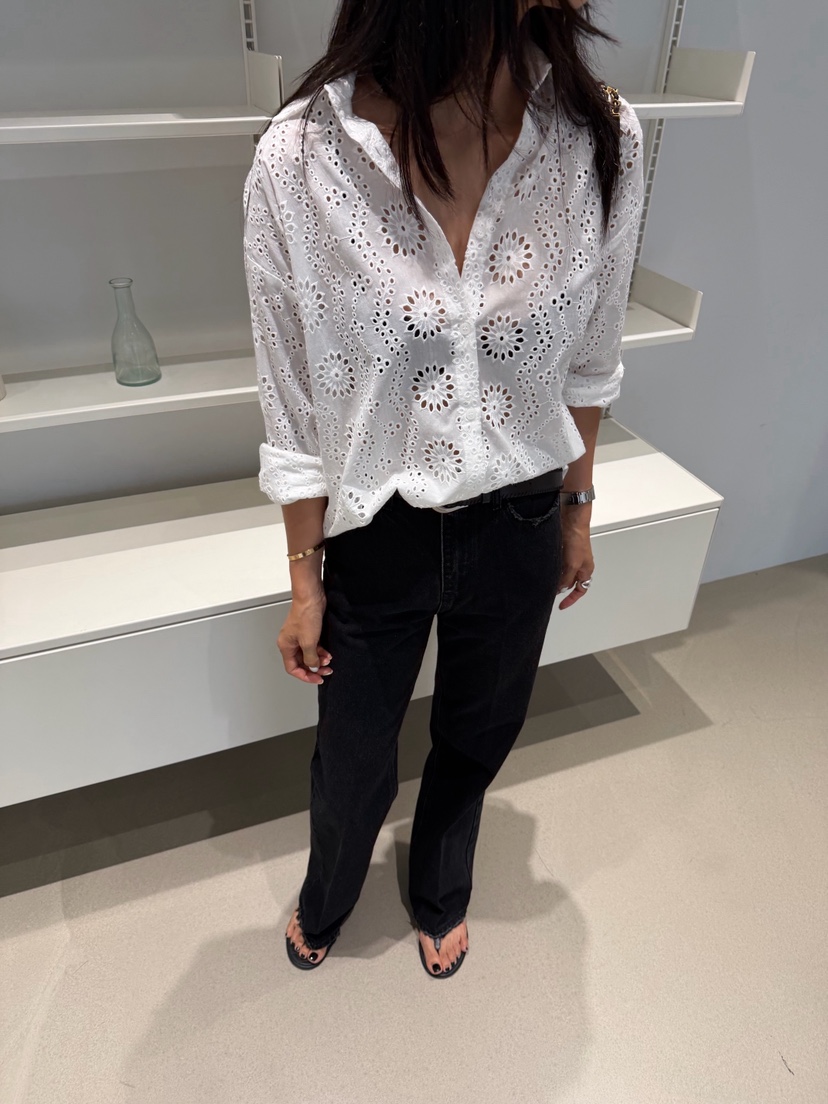 XPARTY韓國代購女裝新品人氣真品時尚熱賣休閑襯衫蕾絲衫XPARTY襯衫/蕾絲衫圖色1
