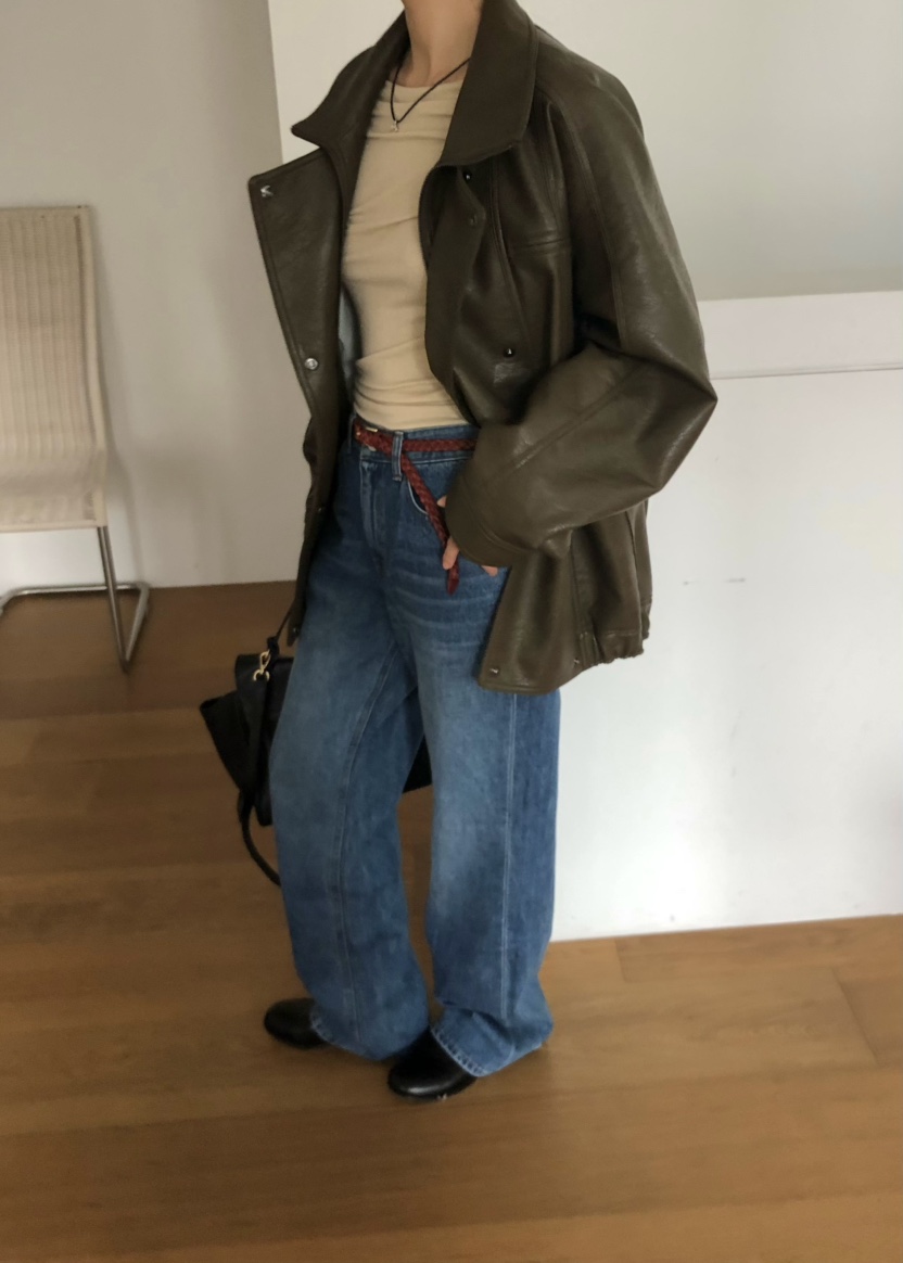 OUPPT韓國代購女士新品真品休閑時尚人氣熱賣推薦皮衣OUPPT皮衣