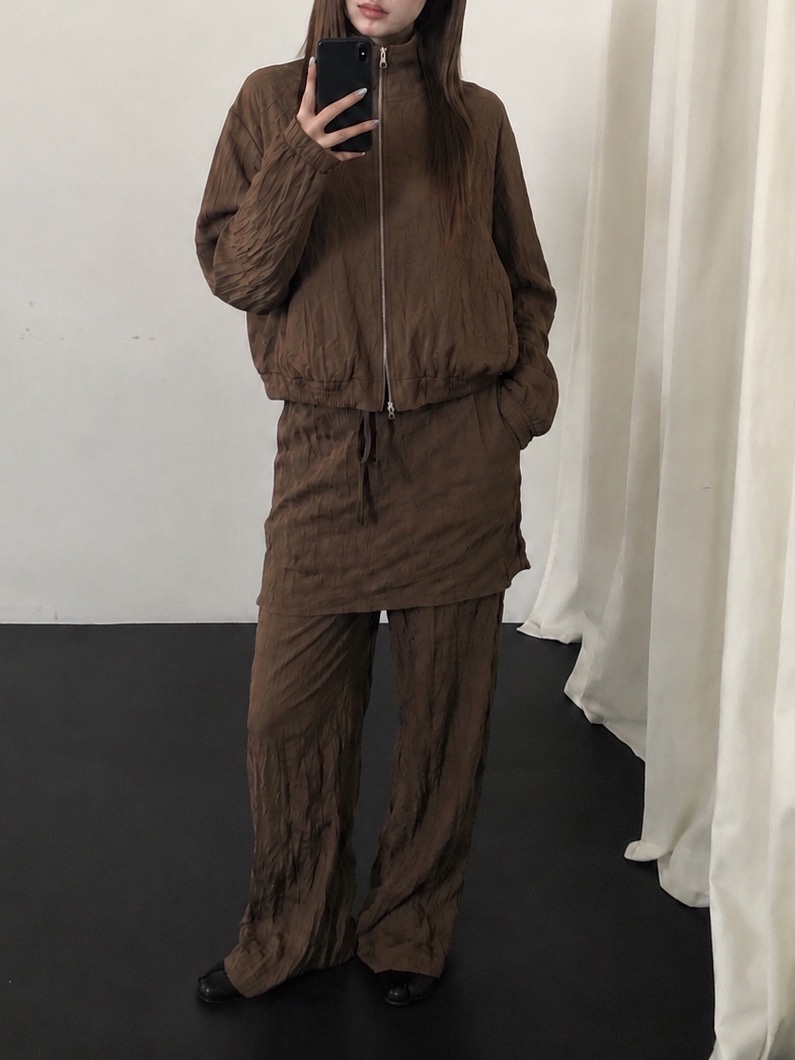 ONDO-P韓國代購女士新品時尚休閑熱賣推薦人氣真品夾克褶皺ONDO-P夾克