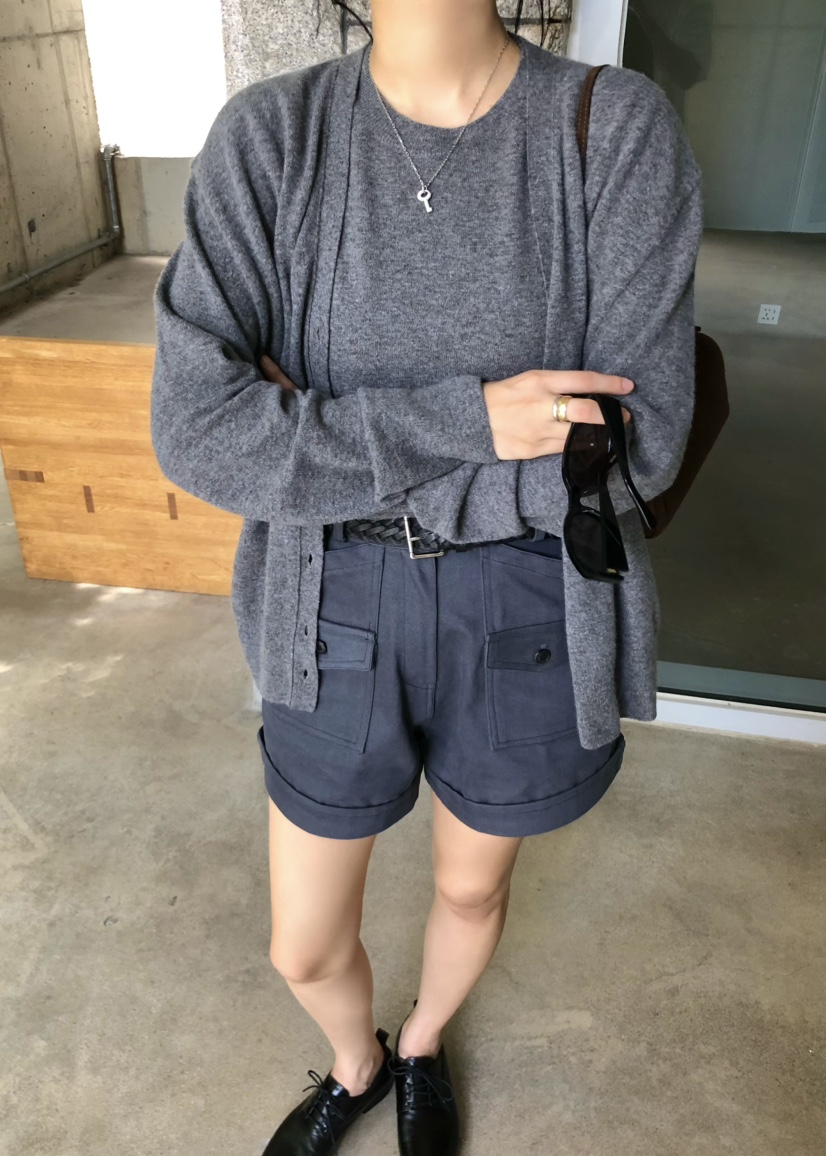 OUPPT東大門直郵女裝新款休閑時尚熱賣針織衫不含圍巾開衫OUPPT針織衫