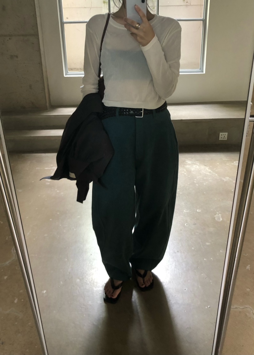 OUPPT東大門代購女裝新款推薦人氣時尚熱賣休閑褲不含腰帶OUPPT休閑褲
