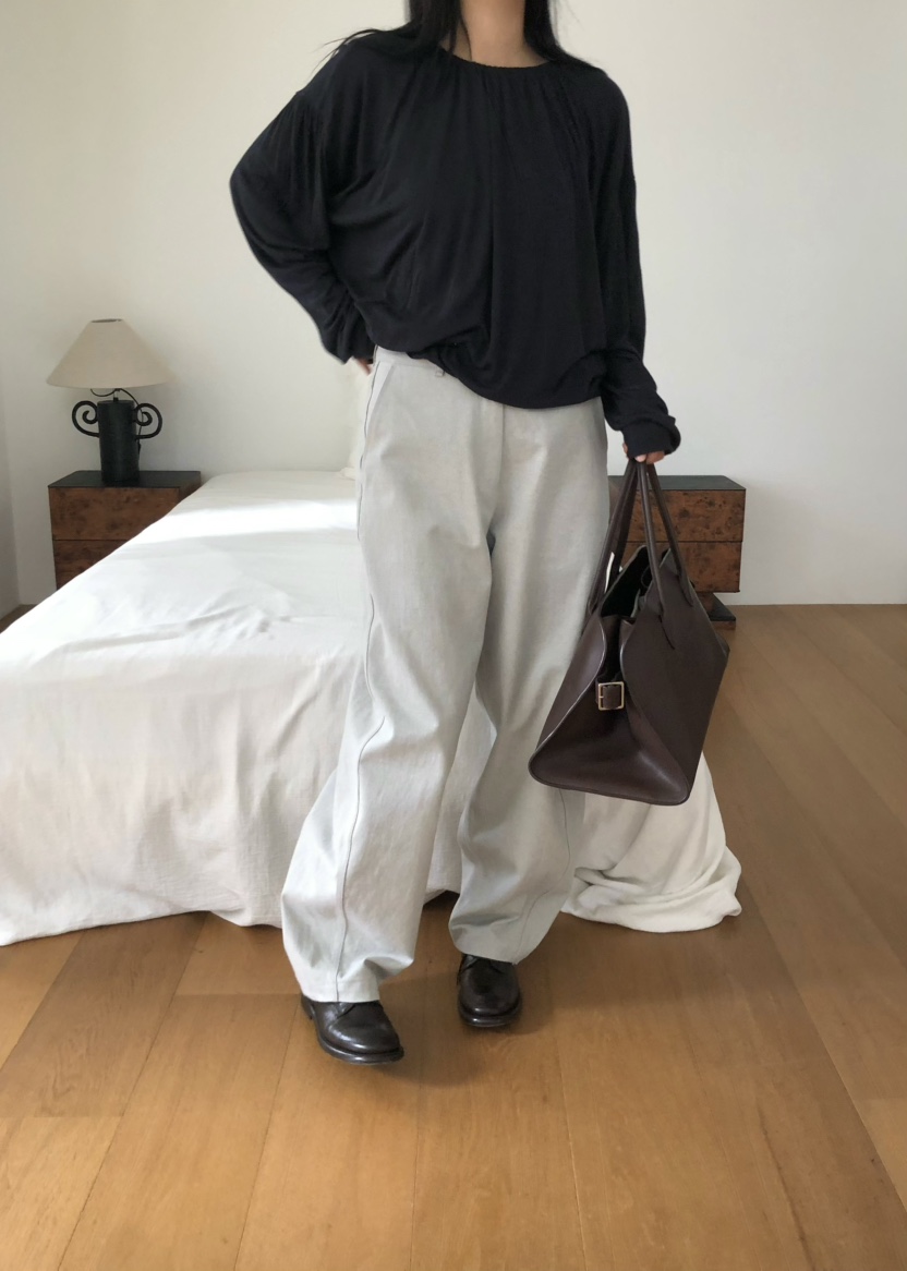 OUPPT東大門代購女裝新款推薦人氣時尚熱賣休閑褲不含腰帶OUPPT休閑褲圖色2