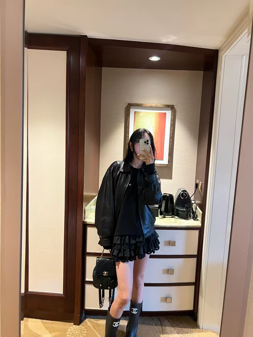 XPARTY韓國直郵女裝新品人氣熱賣休閑推薦短裙荷葉邊彈力XPARTY短裙