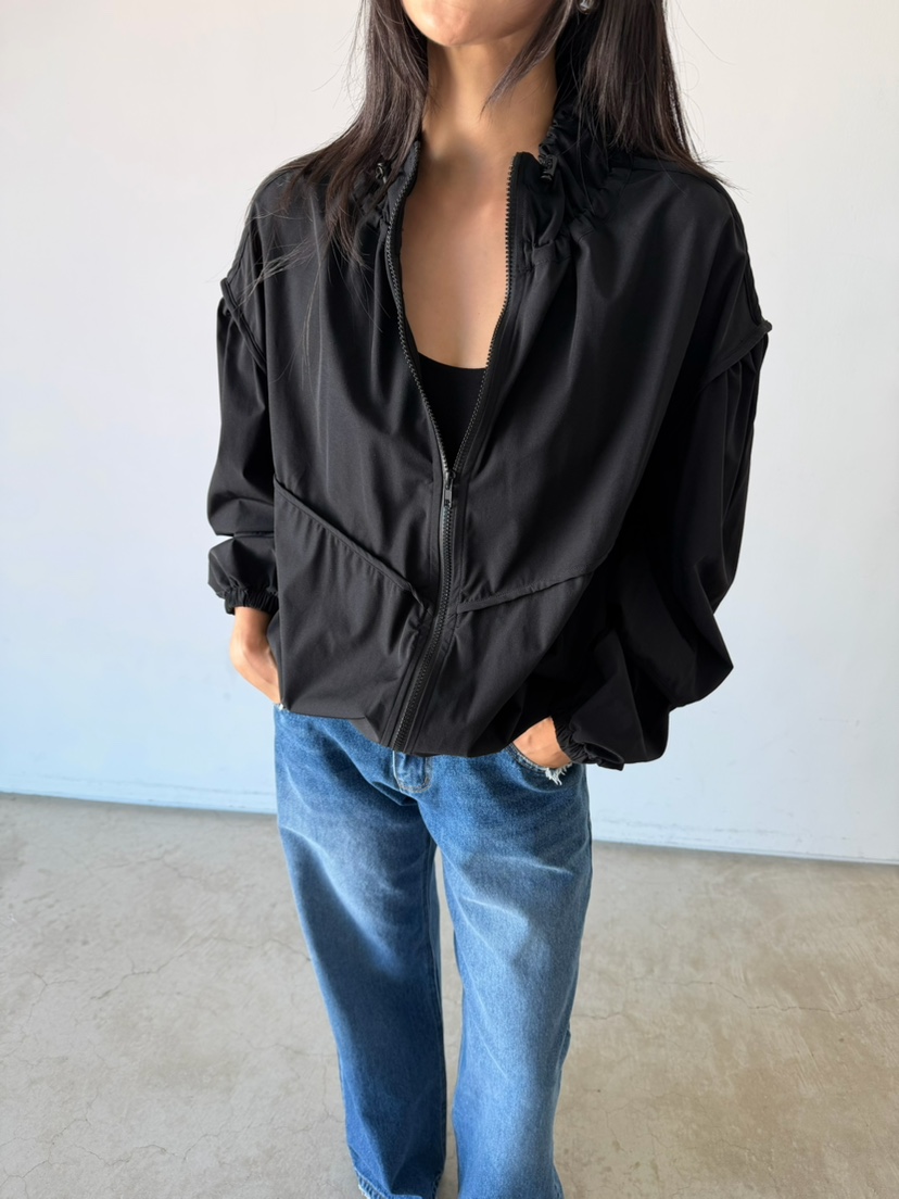 XPARTY東大門代購女裝新品人氣熱賣時尚休閑推薦夾克褶皺XPARTY夾克圖色3