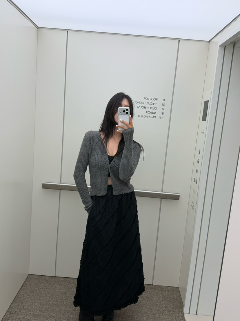 XPARTY韓國直郵女士新款人氣時尚熱賣推薦休閑針織衫開襟XPARTY針織衫圖色3