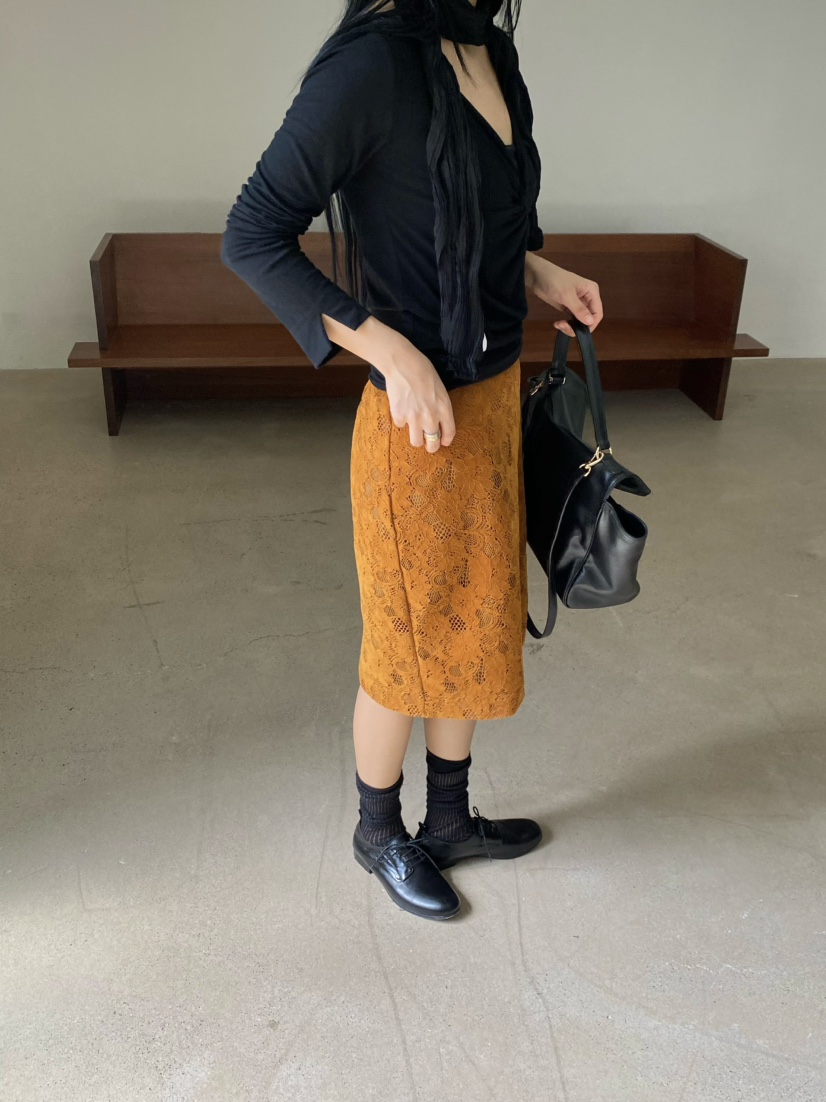 OUPPT韓國代購女士新款休閑推薦真品熱賣人氣半身裙中短裙OUPPT半身裙/中短裙