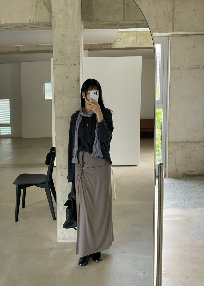 OUPPT韓國直郵女士新款推薦人氣時尚真品熱賣休閑長裙OUPPT長裙