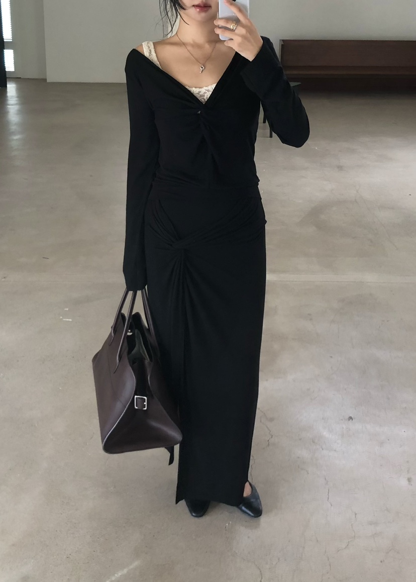 OUPPT韓國直郵女士新款推薦人氣時尚真品熱賣休閑長裙OUPPT長裙