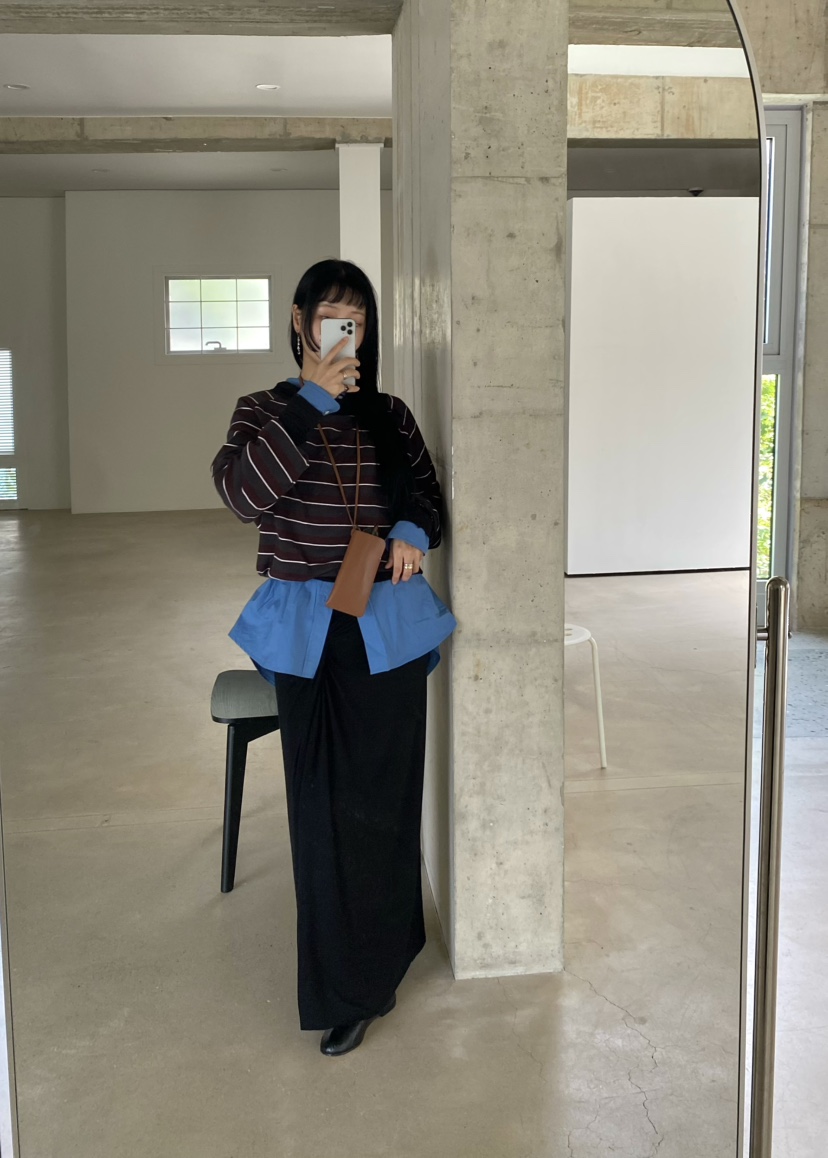 OUPPT韓國直郵女士新款推薦人氣時尚真品熱賣休閑長裙OUPPT長裙