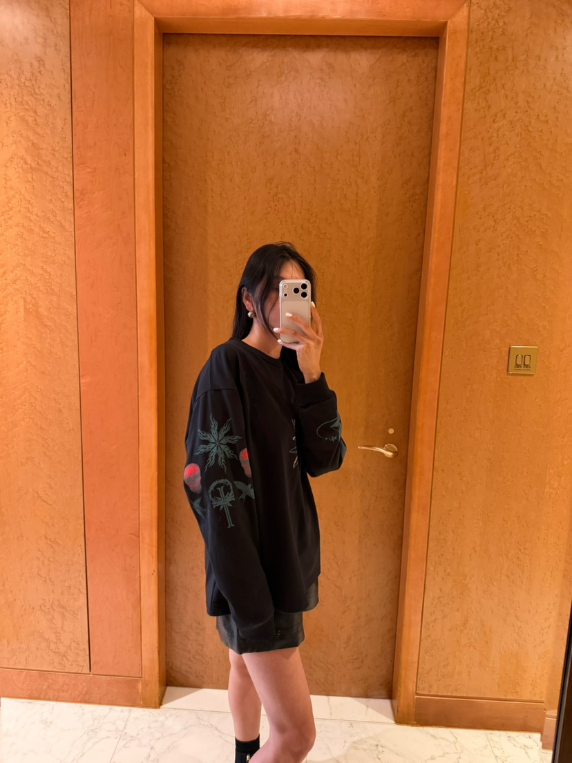 XPARTY韓國代購女裝新品熱賣時尚休閑推薦真品人氣長袖T恤XPARTY長袖T恤