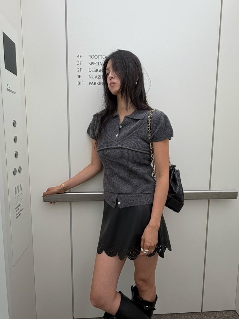 XPARTY東大門直郵女裝新款真品熱賣人氣休閑推薦時尚短裙XPARTY短裙圖色2