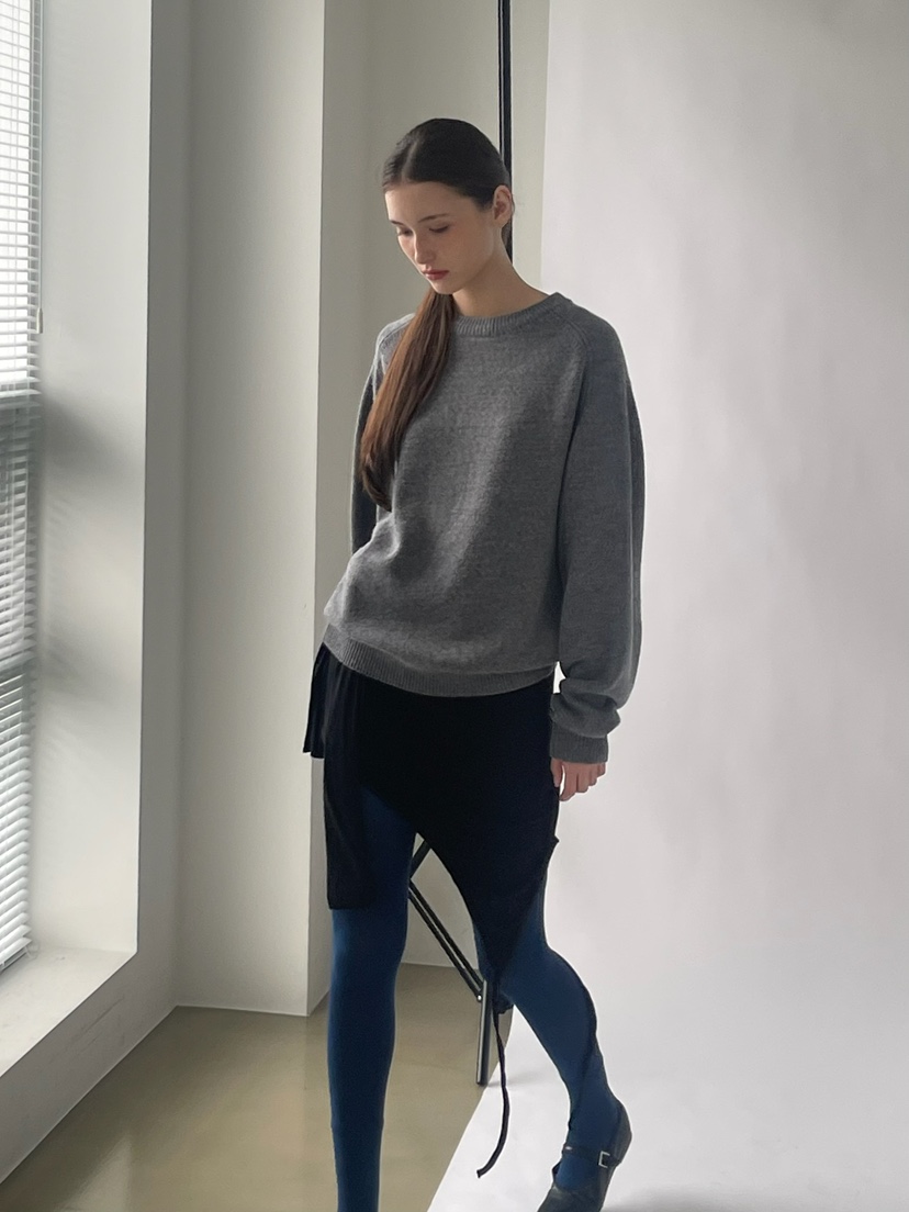 ANOTHER AVENUE東大門實拍女裝新款休閑熱賣人氣針織衫開衩ANOTHER AVENUE針織衫