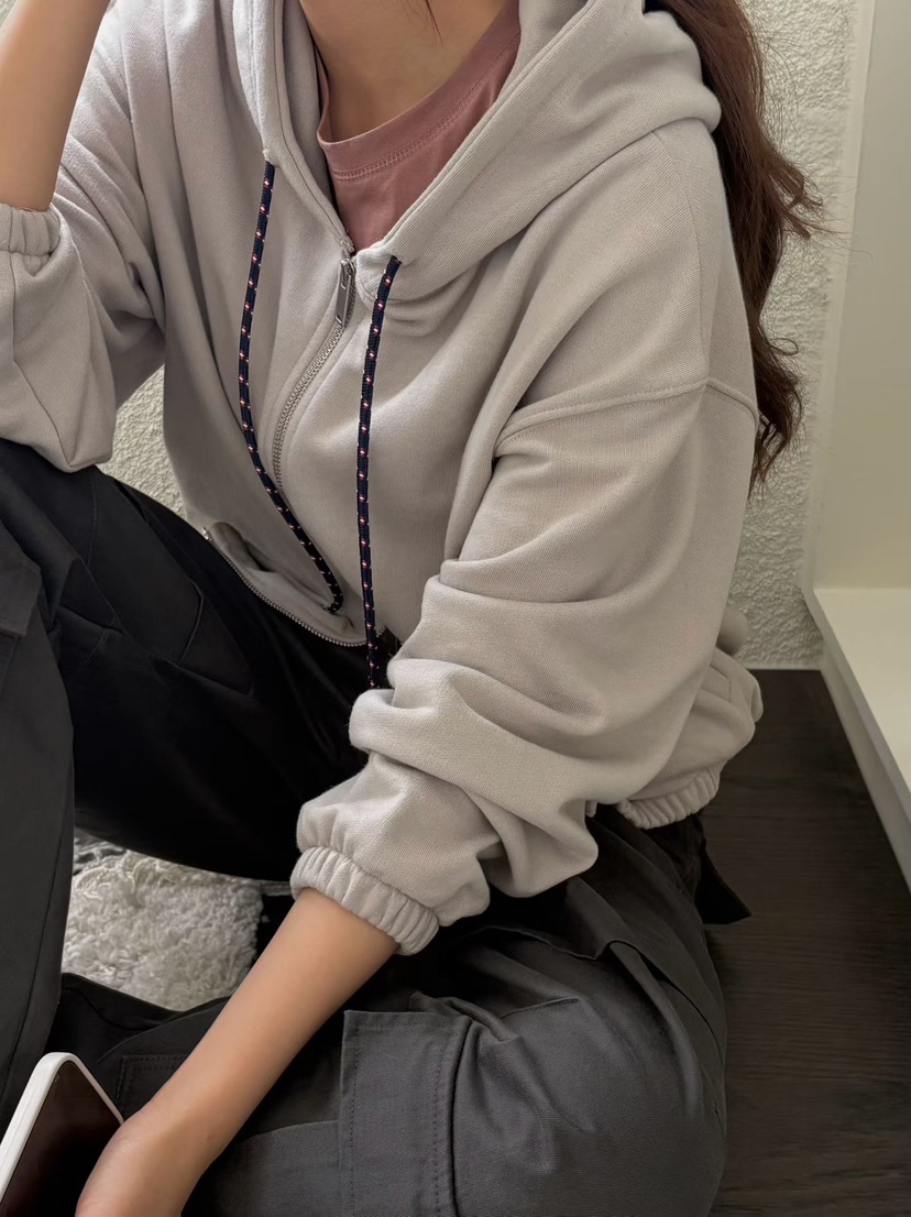 BINUS韓國直郵女士新款時尚休閑推薦人氣真品熱賣衛衣連帽衫BINUS衛衣