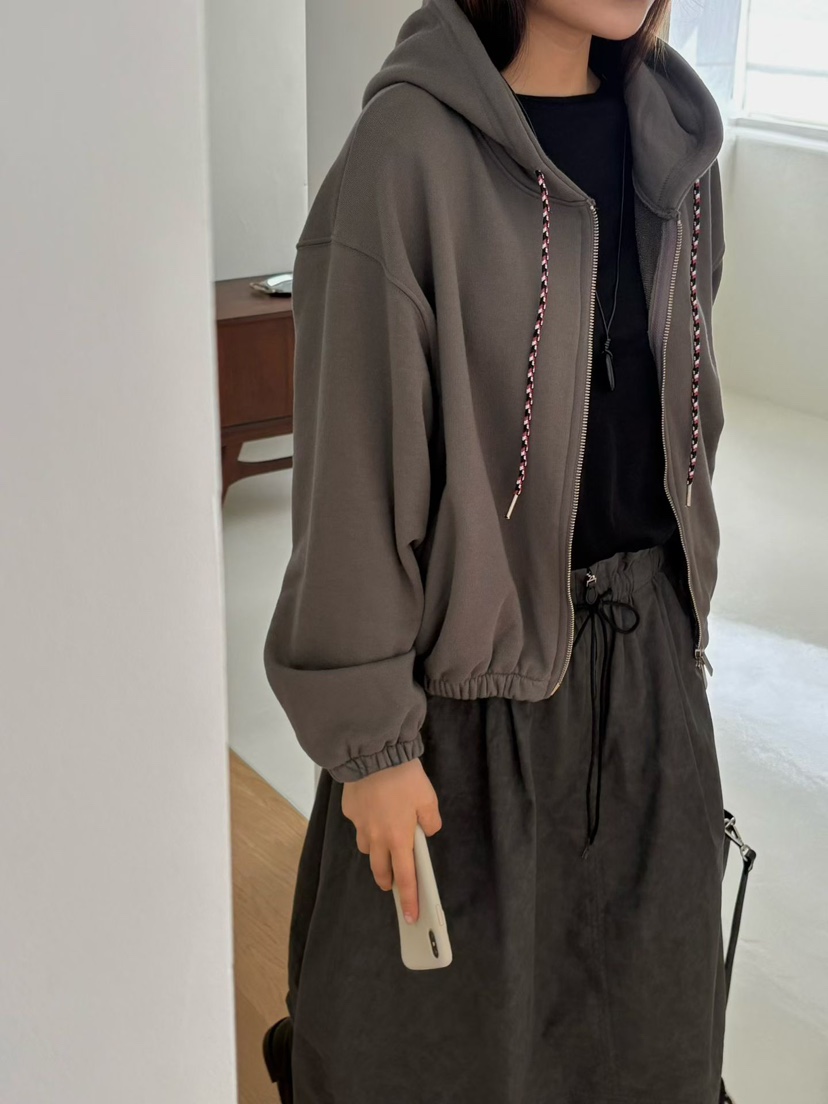 BINUS韓國直郵女士新款時尚休閑推薦人氣真品熱賣衛衣連帽衫BINUS衛衣