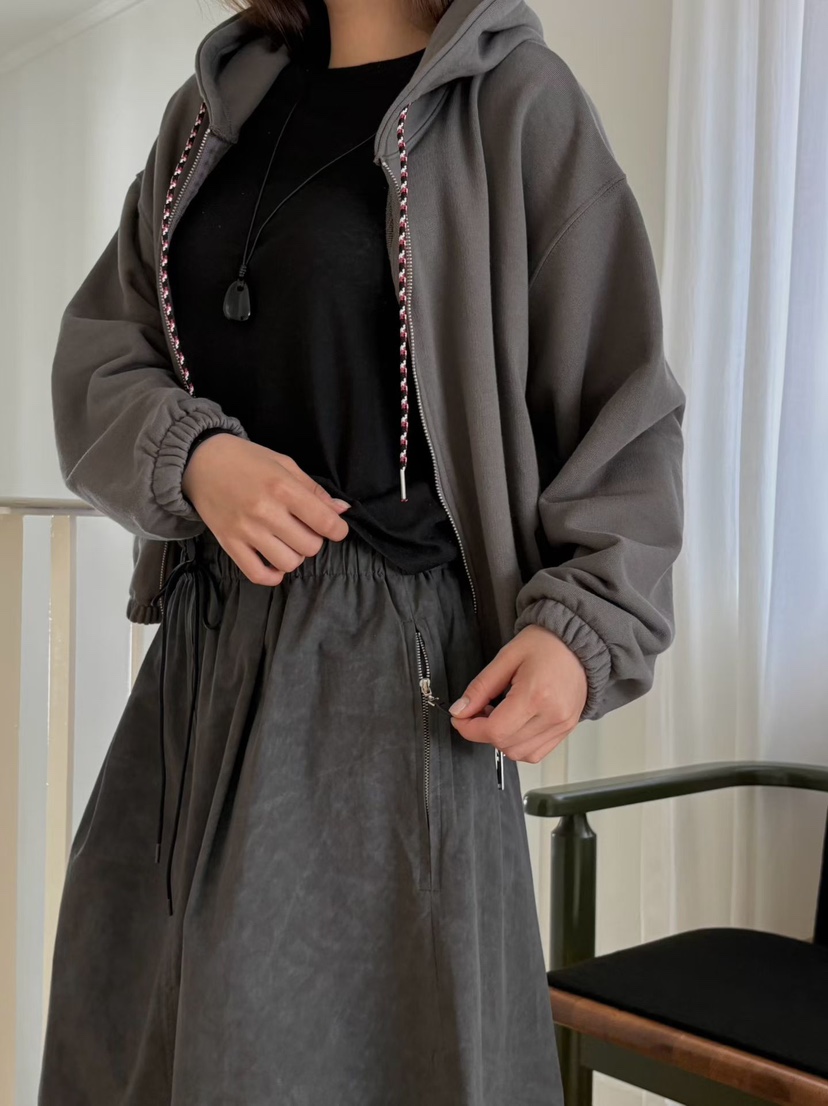 BINUS韓國直郵女士新款時尚休閑推薦人氣真品熱賣衛衣連帽衫BINUS衛衣