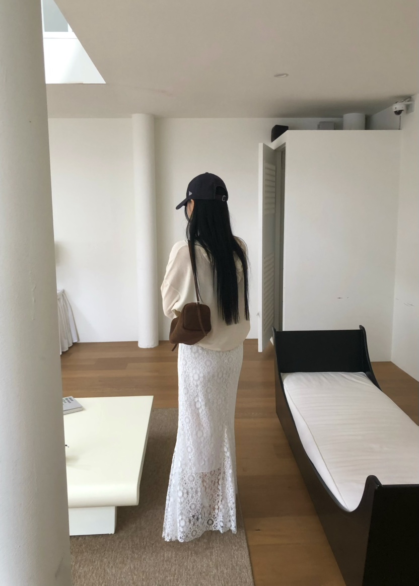 OUPPT韓國代購女裝新品人氣真品時尚休閑推薦熱賣長裙蕾絲OUPPT長裙