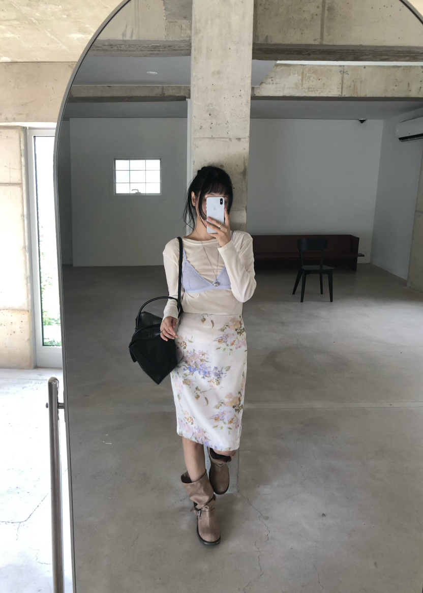 OUPPT韓國代購女裝新品時尚人氣真品休閑熱賣半身裙中短裙OUPPT半身裙/中短裙