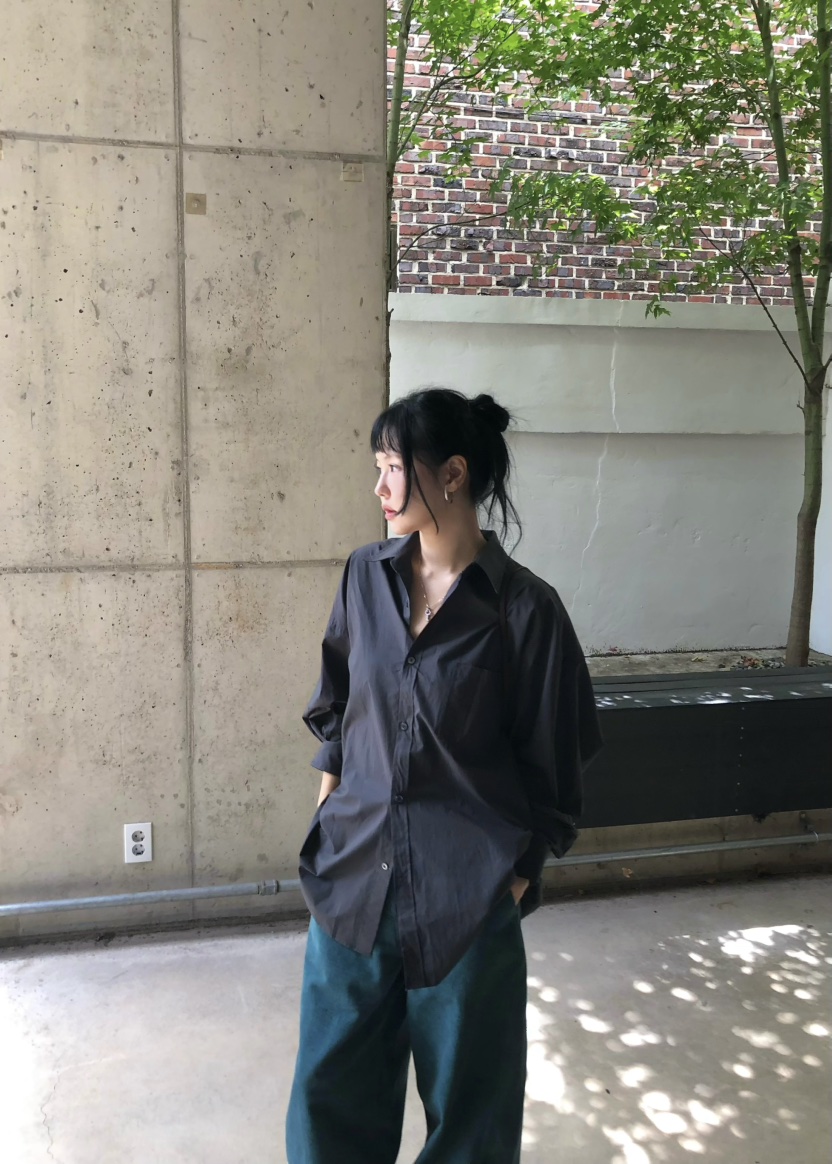 OUPPT韓國直郵女裝新品人氣休閑時尚真品推薦襯衫蕾絲衫純棉OUPPT襯衫/蕾絲衫圖色3