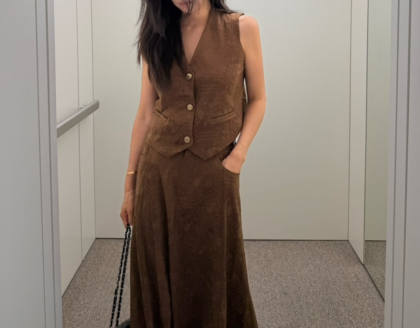 XPARTY東大門直郵女士新品人氣推薦真品時尚熱賣休閑長裙XPARTY長裙圖色2