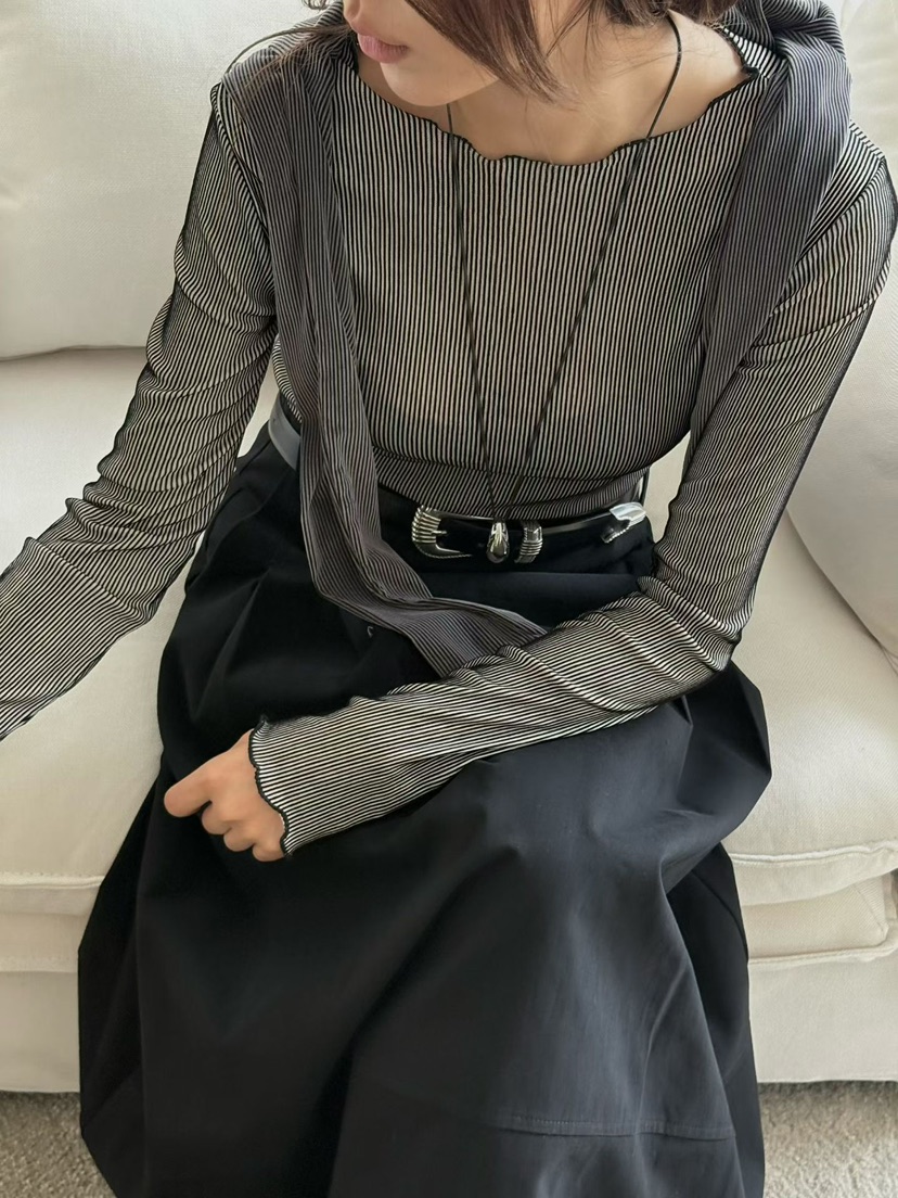 BINUS韓國直郵女士新款真品休閑人氣時尚熱賣推薦長袖T恤BINUS長袖T恤