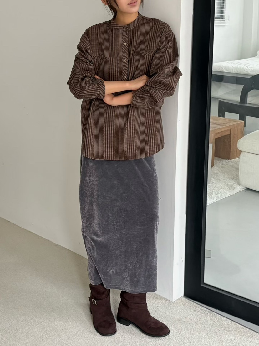 BINUS東大門實拍女士新品人氣時尚推薦休閑真品襯衫蕾絲衫BINUS襯衫/蕾絲衫