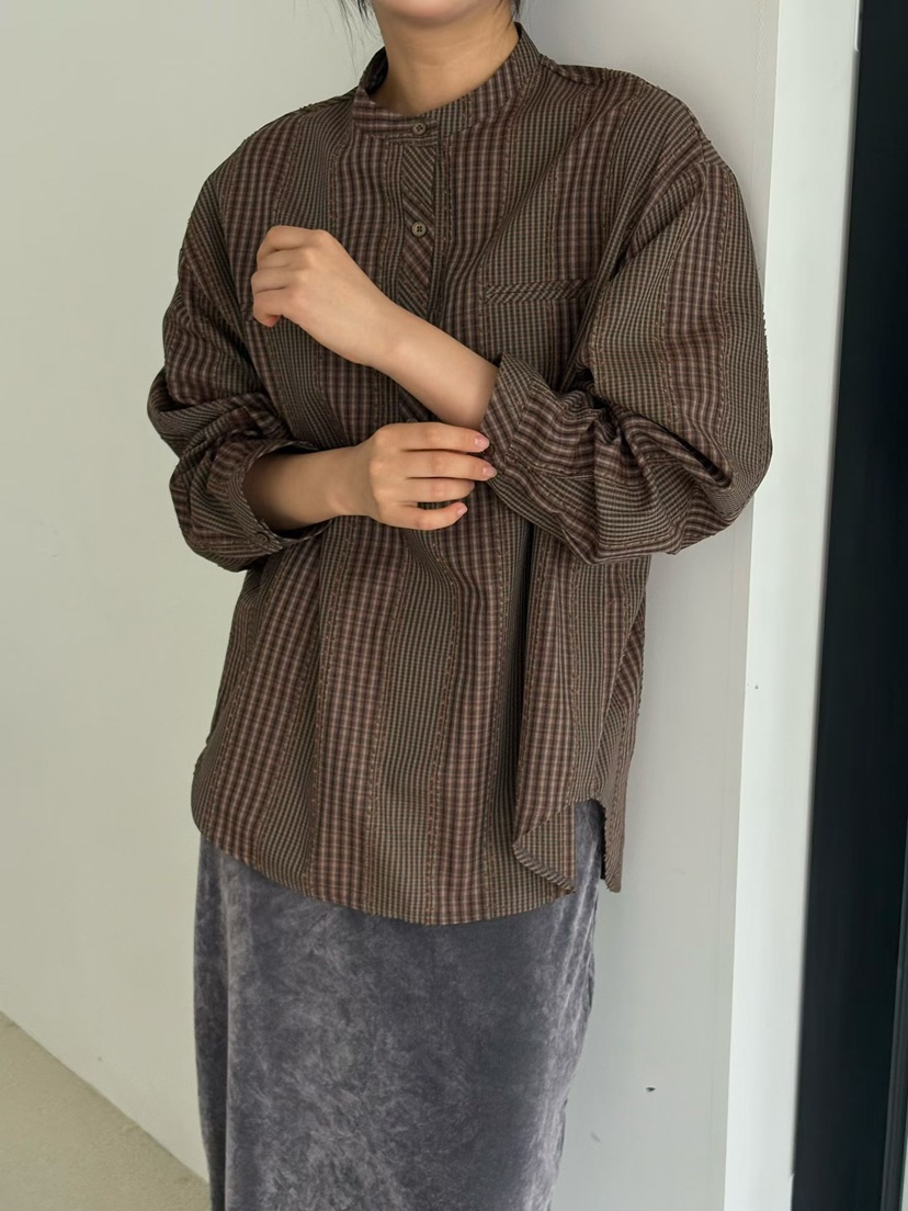 BINUS東大門實拍女士新品人氣時尚推薦休閑真品襯衫蕾絲衫BINUS襯衫/蕾絲衫