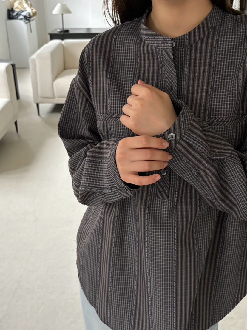 BINUS東大門實拍女士新品人氣時尚推薦休閑真品襯衫蕾絲衫BINUS襯衫/蕾絲衫