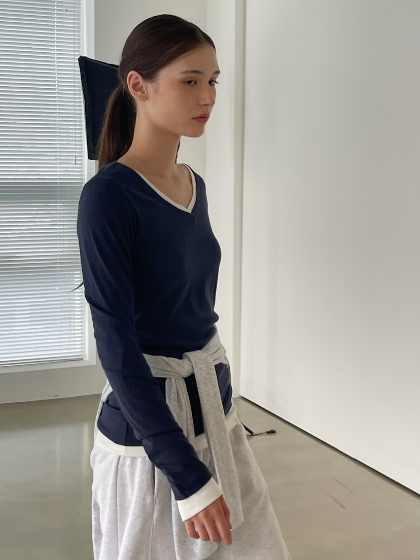 ANOTHER AVENUE東大門實拍女士新款熱賣推薦長袖T恤柔軟ANOTHER AVENUE長袖T恤
