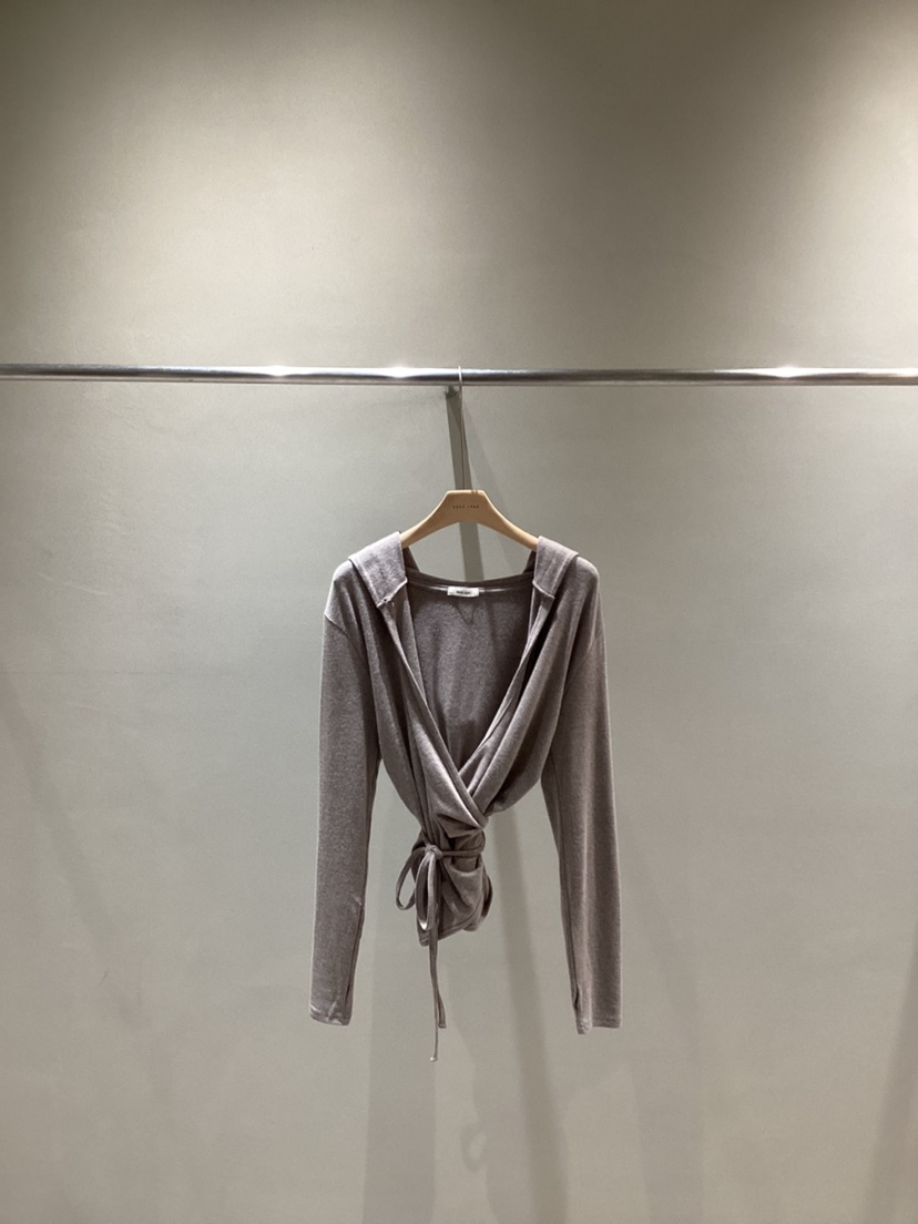 NEAR LEAP-P東大門代購女裝新品休閑推薦時尚長袖T恤褶皺NEAR LEAP/The N:L長袖T恤圖色2