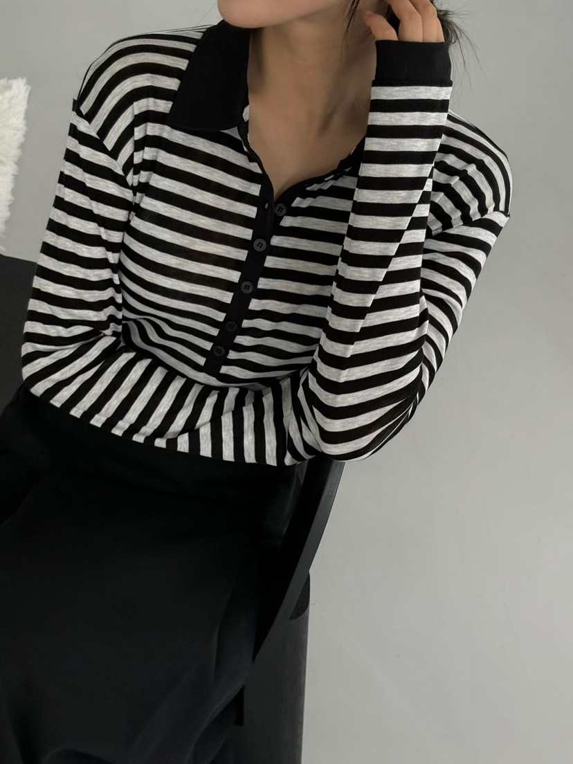 BINUS東大門實拍女士新款真品人氣推薦時尚熱賣休閑長袖T恤BINUS長袖T恤