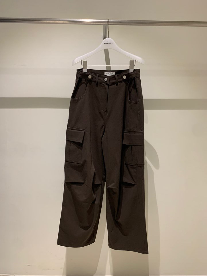 GOBSLMURI-곱슬머리-T韓國代購女士新品人氣休閑褲工裝褲GOBSLMURI-2件起休閑褲圖色1