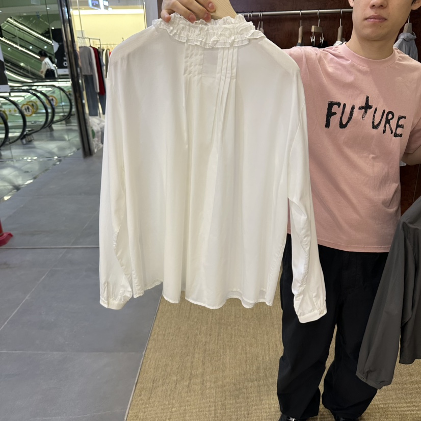 FELTE東大門直郵女裝新款時尚推薦人氣真品熱賣襯衫蕾絲衫FELTE襯衫/蕾絲衫