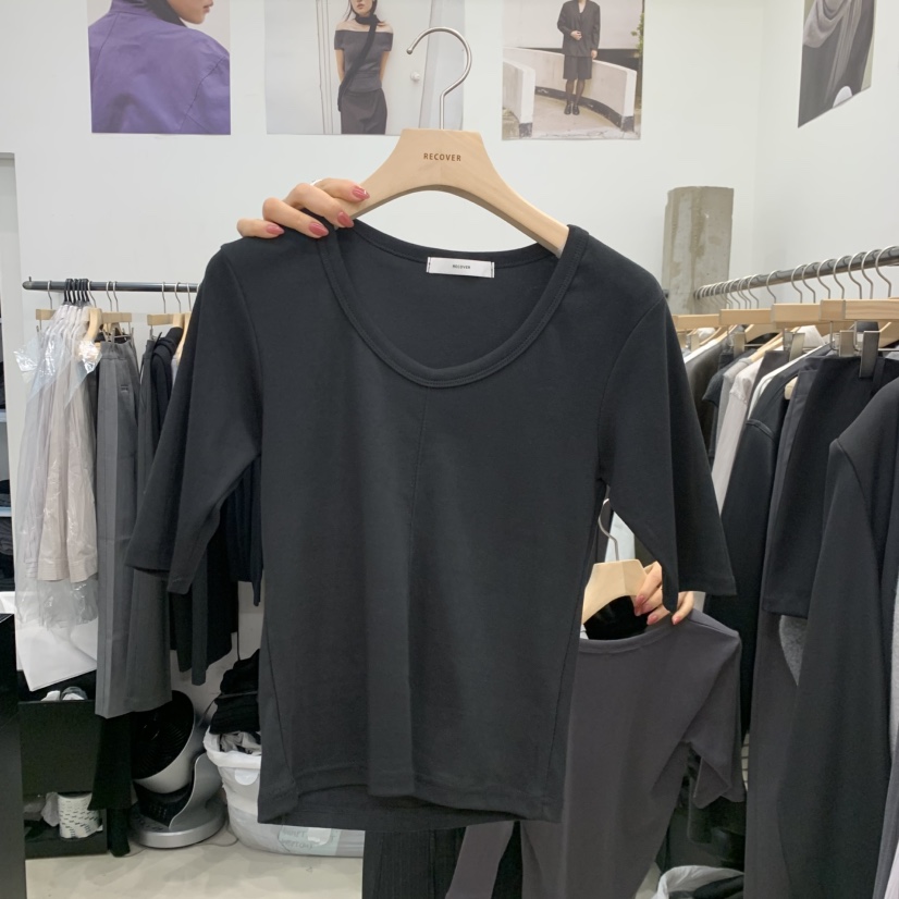 RECOVER韓國直郵女士新款熱賣推薦休閑時尚真品人氣T恤RECOVER/MOMENTT恤圖色4